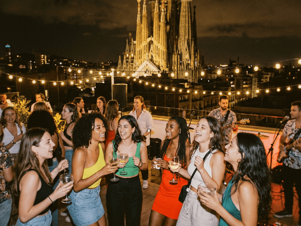 noche de chicas en Barcelona divertida