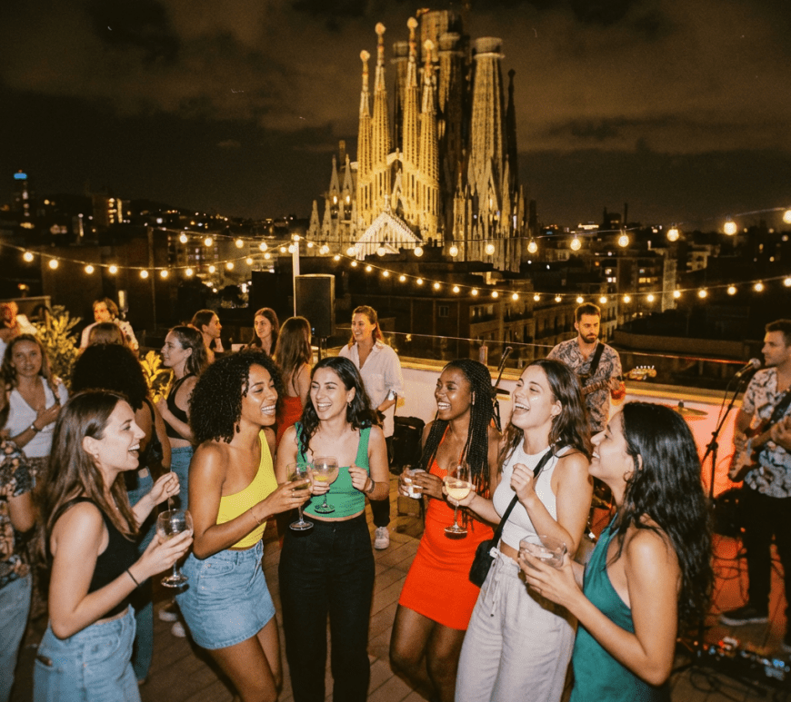 noche de chicas en Barcelona divertida
